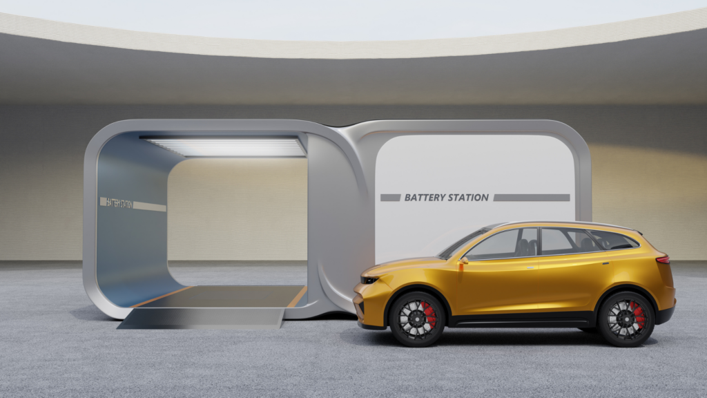 Electric Vehicle Technology_Battery Swap Station